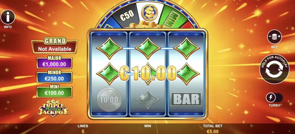 Triple Money Jackpot Slot