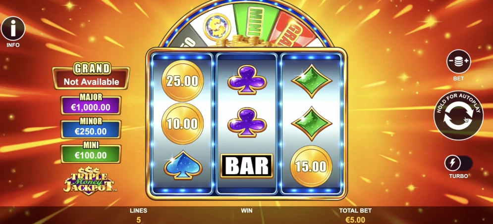 Triple Money Jackpot Slot